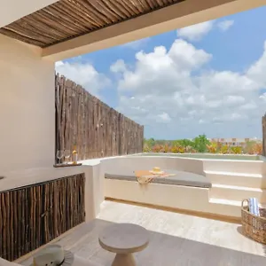 Private Pool And Rooftop In Aldea Zama, 24 7 Security In A Gated Community 15 Apartamento